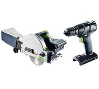 Festool Universal Cordless Combo Set TSC 55 K/TXS 18/TB M 137 | Plunge-cut track saw + drill/driver combo, 5.0 Ah battery, EC-TEC brushless motors, Systainer storage included