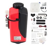 Fesuda 8KW 12V Diesel Air Heater Parking Heater LCD Switch Fast Heating Defrost Defog Low Energy Low Noise for Campervan Car Trucks Bus RV SUV-Red