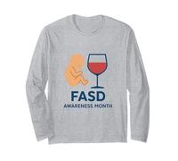 Fetal Alcohol Spectrum Disorders (FASD) Awareness Month Long Sleeve T-Shirt