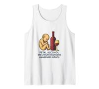 Fetal Alcohol Spectrum Disorders (FASD) Awareness Month Tank Top