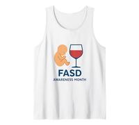 Fetal Alcohol Spectrum Disorders (FASD) Awareness Month Tank Top
