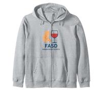 Fetal Alcohol Spectrum Disorders (FASD) Awareness Month Zip Hoodie