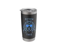 Fetch This Dog Humor Funny German Cockapoo Stainless Steel Insulated Tumbler