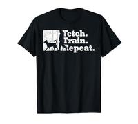 Fetch. Train. Repeat. Value Graphic T-Shirt