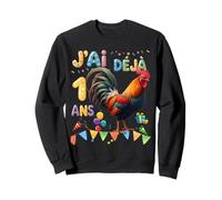 Fête d’anniversaire poulette pour enfants de 1 ans Sweatshirt