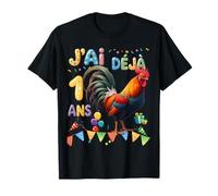Fête d’Anniversaire poulette Pour Enfants de 1 ans T-Shirt