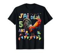 Fête d’Anniversaire poulette Pour Enfants de 5 ans T-Shirt