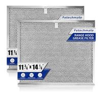 Fetechmate Range Hood Filter BPS1FA30 Aluminum Grease Filter Compatible with 30" WS1 QS2 and QS1 30" - 11-3/4" X 14-1/4" X 3/8"(2 pcs)