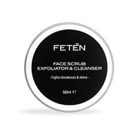 FETEN Face Scrub for Men, Facial Cleanser, Blackheads, Cleansing Gel, Oily Skin, Face Cream for Men, Moisturising Face Cream for Men, Face Cream for Men, 50 ml