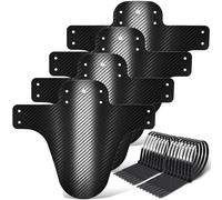 FETESNICE Mountain Bike Mudguard, 2Pcs MTB Mudguard Front and Rear Compatible,Fits 26", 27.5", 29", Plus Size and Fat Bike Wheel Sizes (Carbon Blank4pcs2H)