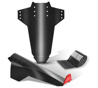 FETESNICE Reflector MTB Mudguard for Front and Rear, 2 Pieces Bicycle Mudguard Mudguard Fit 20-29 Inch - Effective Splash Protection for Your Mountain Bike (LIGHT-2-MS)