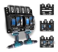 FETESNICE Wall Mount for Makita Battery Charger Holder,Easy Installation,Metal Charger Mount for Makita 18V Batteries & DC18RC DC18RD Chargers,Durable Tool Storage for Workspace & Garage