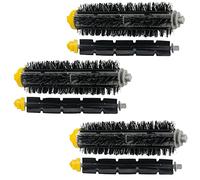 FETIONS Replacement Brushes Fit for i-Robot Room-ba 600 & 700 Series 614 630 635 640 645 650 660 675 680 690 695 760 770 780 Robot Vacuum Cleaner Includes 3 Sets Bristle & Flexible Beater Brush Kit