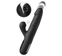 Fetish - 3-motor thrusting vibrator (black)