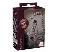 Fetish Collection Boob Chain + Nipple Clamps SX Silver 30 cm