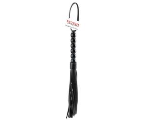 Fetish Fantasy - Beaded Whip (Black)