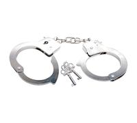 Fetish Fantasy - beginner metal handcuffs (silver)