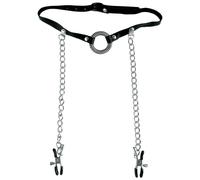 Fetish Fantasy O-Ring Gag & Nipple Clamps