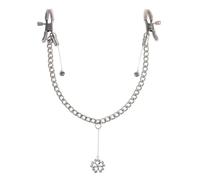 Fetish Fantasy Series Crystal Nipple Clamps Silber One Size