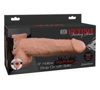 Dildo belt dong 22.9 cm - Depth: 265 mm, Couleur: Nude, Rayon: Couple, Length: 100 mm, Width: 160 mm