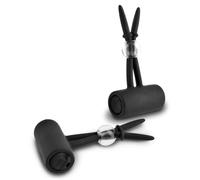 Fetish Fantasy Series Limited Edition Vibrating Silicone Nipples-5410870000 Schwarz One Size