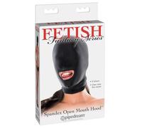 Fetish Fantasy Series Open Mouth Head Mask Schwarz One Size