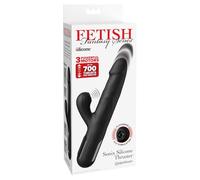 Fetish Fantasy Series Sonix Silicone Thruster Vibrator, Black, 22 cm