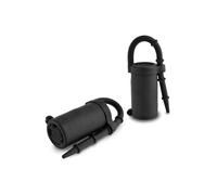 Fetish Fantasy Series Vibrating Silicone Nipple Teazers - Black, Adjustable Hands-Free Nipple Stimulation