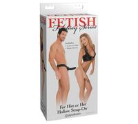 Fetish Fantasy - Strap-On Hollow Dildo (Black)