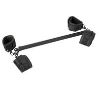 Fetish - Faux Leather Restraint Rod Set (6 pieces) - Black