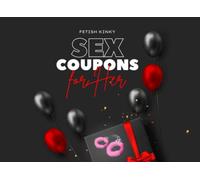Fetish Kinky Sex Coupons For Her: Dirty & Naughty Vouchers for Wife, Girlfriend, Women Lover | Valentines Gift, Anniversary, Birthday, Christmas | ... for Couples in Bedroom | Date Night Ideas