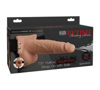 Fetish Fantasy 7.5 Inch Hollow Squirting Strap-On