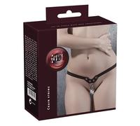 Fetish - studded, chained thong (black, S-L)