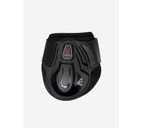 LeMieux Derby ProJump Fetlock Boot - Close Fitting Vented TPU Shell - Soft Lining - Black - Medium