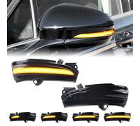 FetonAuto Dynamic LED Turn Signal Lights for Ford Mondeo MK5 2014 2015 2016 2017 2018 2019 2020 MK V 5, Sequential Amber Side Marker Mirror Light Blinker Indicator Replacement