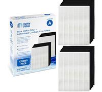 Fette Filter - 115115 Premium True HEPA H13 Filter Compatible with Winix Filter A 115115 Size 21 Plasma Wave Air Purifier AM90 P300 5300 5500 5300-2 6300-2 6300 C909 9800 C535 2 + 8 Pack