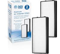 Fette Filter -2 Pack AT-OFL True Hepa Replacement Filter Compatible with HoMedics TotalClean True HEPA Tower Air Purifier Model AT-PET01 AT-PET02 and AR-45 Part Number at-OFL.