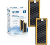 Fette Filter - 2 Replacment Activated Carbon Filters Compatible with HoMedics TotalClean PetPlus for AT-PET01, AT-PET02, at-PETODR