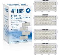 Fette Filter - 4 Pack of Vacuum Filter Compatible with Miele S4, S5, S6, S8, S8000, S8999, S6000, S6999, S5000, S5999, S4000, S4999, Complete C2, Compare to Part # SF-HA 50.