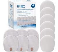 Fette Filter - 617FJ140 Premium Pre-Motor & Felt Filter Kit for Select Shak Rocket Pet Pro Vertex Cordless Stick Vacuum Model Series of IX IZ QZ UZ UZ Part Number 617FJ140 (6 Kits)
