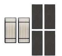Fette Filter - Air Purifier Filter and Pre-Filter Compatible with Honeywell True HEPA Filter H HRF-H1, HRF-H2 & Filter B HRF-B1, HRF-B2 -(2 HEPA and 4 Pre-Filters)