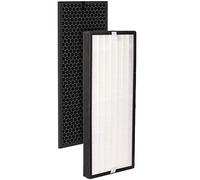 Fette Filter Air Purifier True HEPA Replacement Filter Set Compatible with Rowenta PU6010 and PU6020 Intense Pure Air XL Purifier Series. Part Number XD6077U0 & XD6066 (1 True Hepa & 1 Active