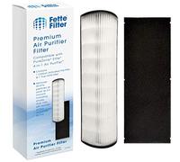 Fette Filter - Premium 2-in-1 True HEPA Replacement Filters Compatible with Pure Enrichment (PEAIRTWR) (Pack of 1)