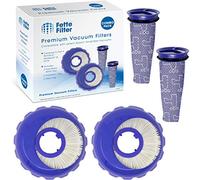 Fette Filter - Vacuum Filter Set Compatible with Dyson Small Ball UP15, Small Ball Multi Floor & Small Ball Pro. Compare to Part # 966444-02 & 967276-01 - Pack of 2