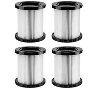 Fette Filter- Wet Dry Vacuum Replacement Filters Compatible with DeWalt DCV580 & DCV581H wet-dry vacuums Part # DCV5801H (Pack of 4)
