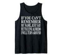 Fettuccine Alfredo Apparel | Great Funny Foodie Design Tank Top