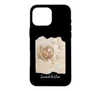 Fetus in the Womb by Leonardo da Vinci Famous Drawing Art Case for iPhone 16 Pro Max