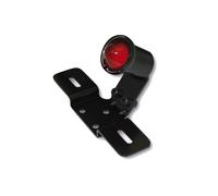 Feu arrière LED intelligent HIGHSIDER OLD SCHOOL TYP3, noir, verre rouge, avec