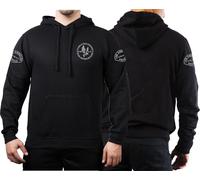 FEUER1 L.A.P.D. SWAT California Patch Hoodie Black, black, XXL