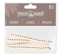 Feuerhand - Flat wick 12.5 mm x 12 cm (5 pcs) size 12,5 x 120 mm